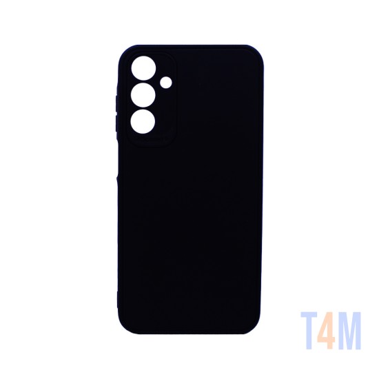 Capa de Silicone Macio com Moldura de Câmera para Samsung Galaxy A15 Preto